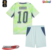 Szwajcaria Granit Xhaka #10 Koszulka Wyjazdowa dzieci MŚ 2026 Krótki Rękaw (+ krótkie spodenki)